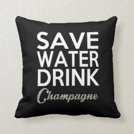 Almofada Salvar o travesseiro de Champagne da bebida da