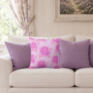 Almofada Sami 💜 Floral Barroco Roxo