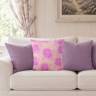 Almofada Sami 💜 Floral Barroco Roxo