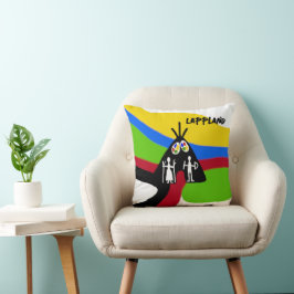 Almofada Samisk design unik kudde med