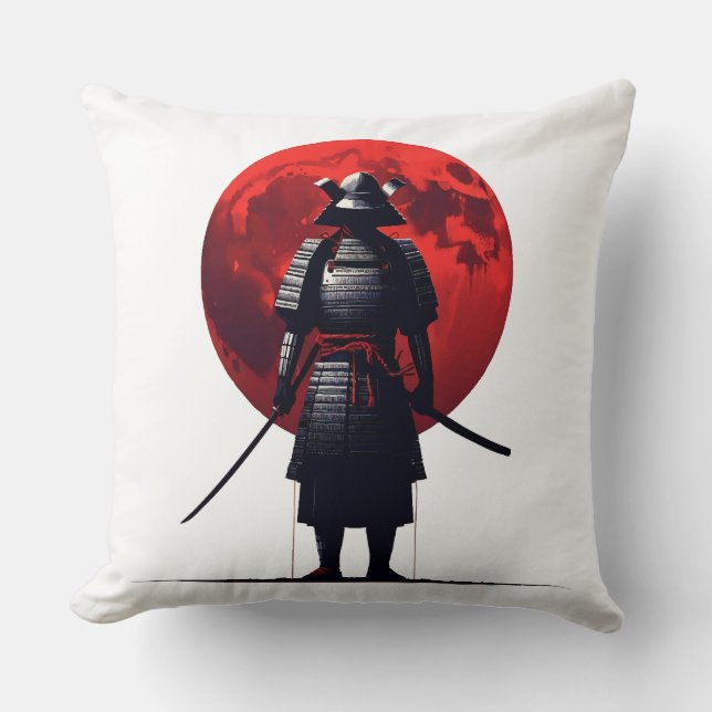 Almofada Samurai japonês (Frente)