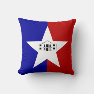 Almofada San Antonio City, Texas, Travesseiro americano de 