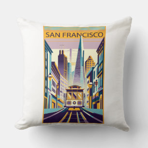 Almofada San Francisco California Art Deco