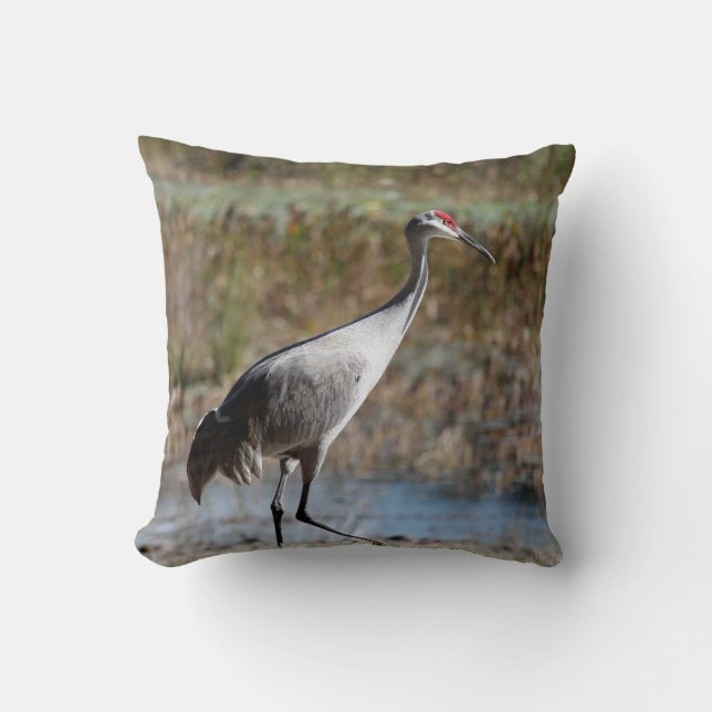 Almofada Sandhill Crane (Frente)