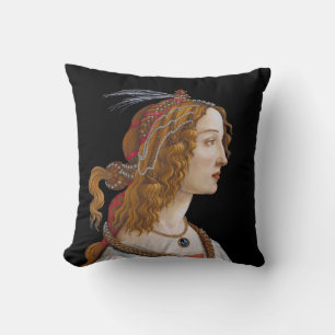 Almofada Sandro Botticelli - Retrato de Simonetta Vespucci
