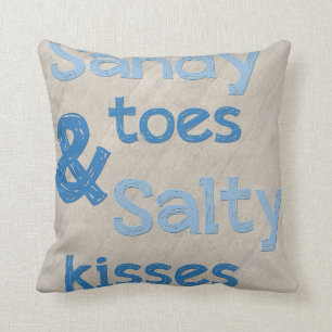 Almofada Sandy Toes beijos salgados