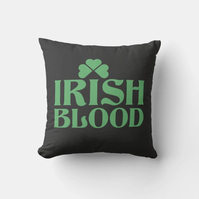 Almofada sangue irlandês  (Frente)