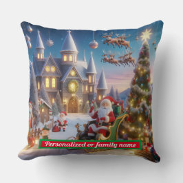 Almofada SANTA CLUS NATAL Personalizado COLORIDO