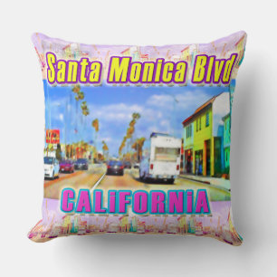 Almofada "Santa Monica Blvd 1" Travesseiro