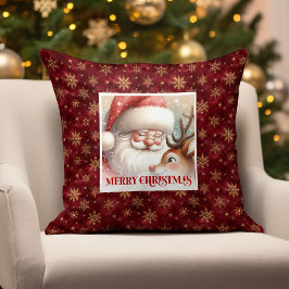 Almofada Santa Rudolph Festive Xmas Pillow Winter Wonderlan