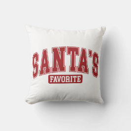 Almofada Santa’s Favorite Funny Christmas Holiday Design