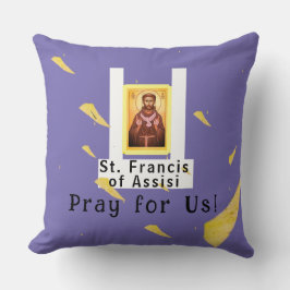 Almofada Santo Francis de Assisi