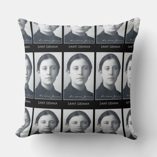 Almofada santo gemma galgani (Frente)