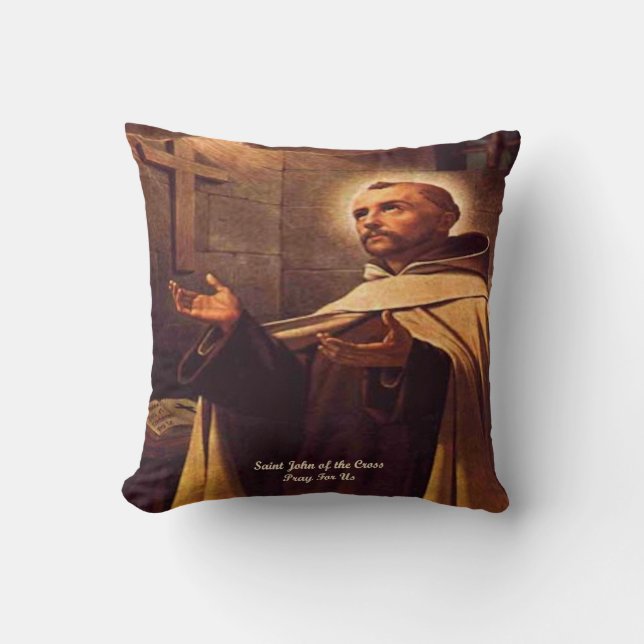 Almofada Santo John da Cruz de Litany Lane (Frente)