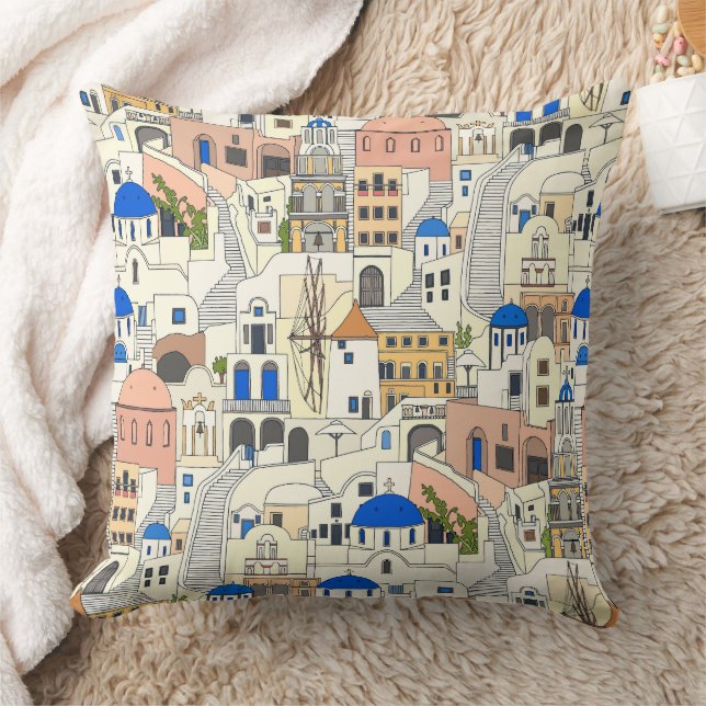Almofada Santorini dreams (Cobertor)