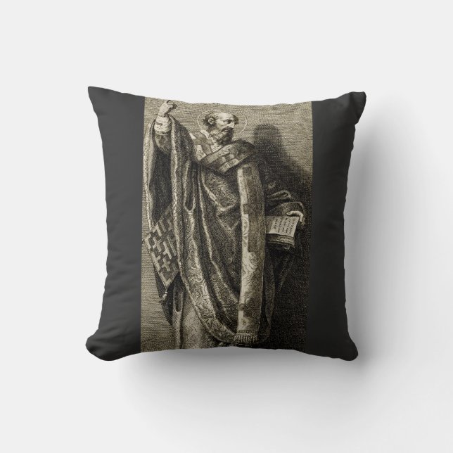 Almofada São Cirilo de Jerusalém Confessor (Frente)