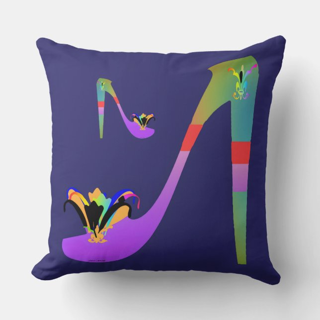 Almofada Sapatilhas Decorativas para Senhoras Dois (Frente)