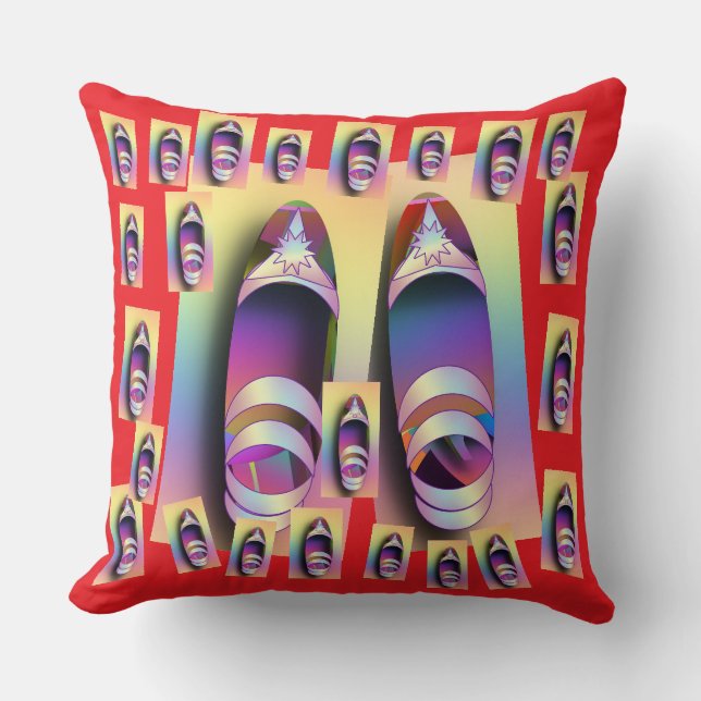 Almofada Sapatos + Vermelho (Frente)