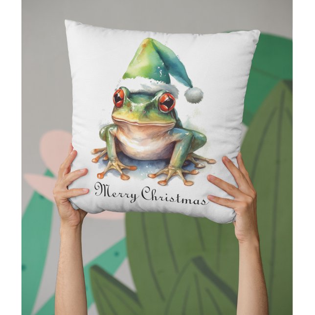 Almofada Sapo de Natal Frolic, personalizado (Criador carregado)