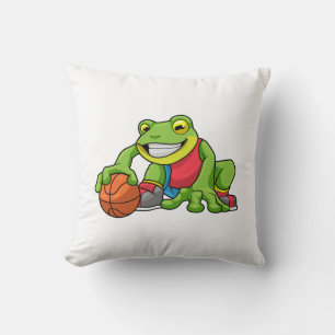 Almofada Sapo no Esporte com Basquete
