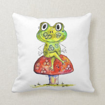 Sapo Verde Brilhante em Toadstool
