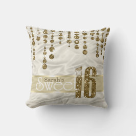 Almofada Satin Jewel Sweet dezesseis ID260 Dourada