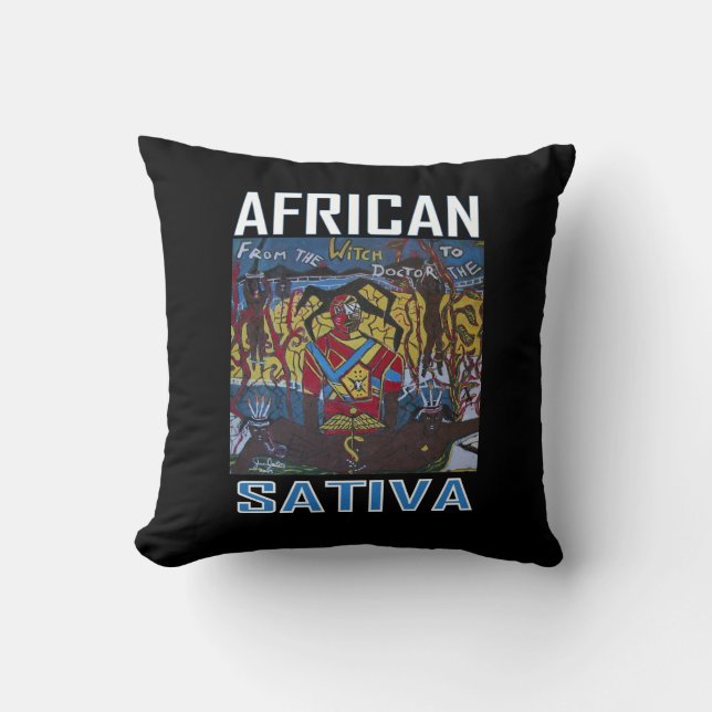 ALMOFADA SATIVA AFRICANA (Frente)