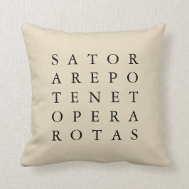 Almofada Sator Rotas Símbolo Mágico Secreto Antigo