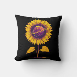 Almofada Saturn Sunflower-balck