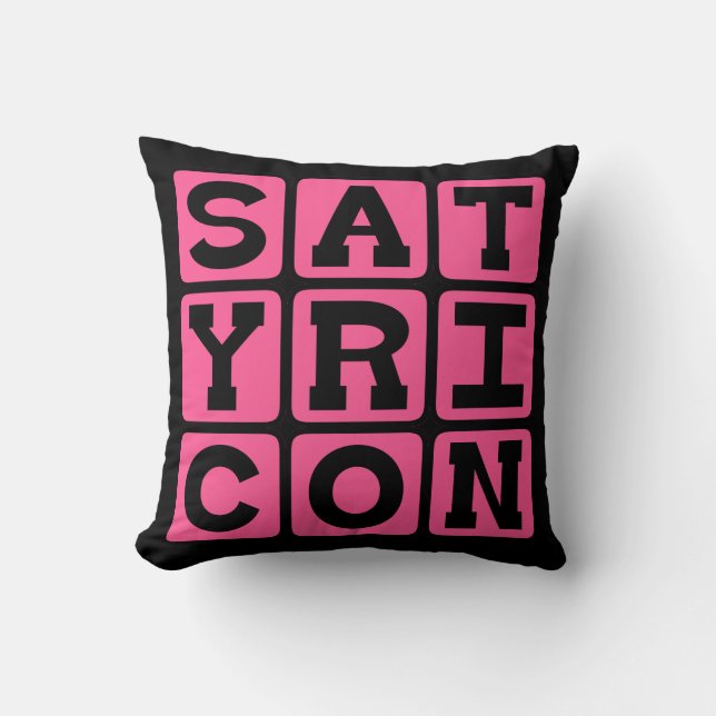 Almofada Satyricon, Ficção Latina (Frente)