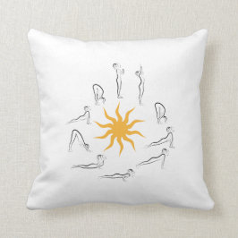 Almofada saudação do sol da ioga