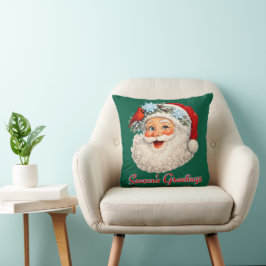 Almofada Saudações de Fim de Ano - Papai Noel de Inverno