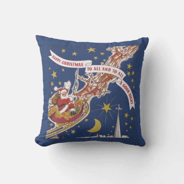 Almofada Saudações de Natal (Frente)