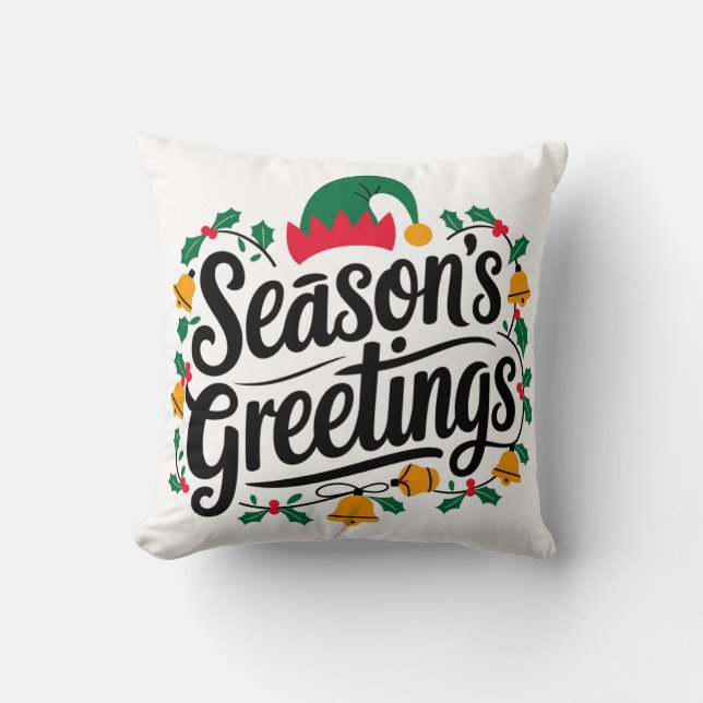 Almofada Saudações de Natal (Frente)
