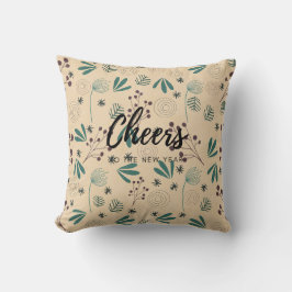 Almofada Saúde ao novo Travesseiro decorativo de Ano