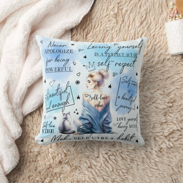 Almofada Saúde Mental e Bem-Estar (Cobertor)