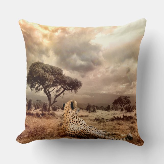 Almofada Savanna Cheetah (Frente)