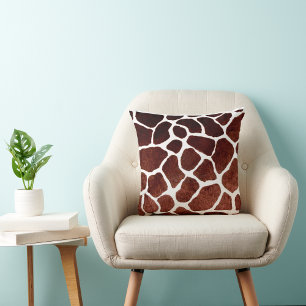 Almofada Savanna Grace: Girafa Silhouette inspirada na Áfri