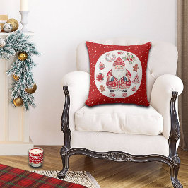 Almofada Scandinávia Santa Claus Red