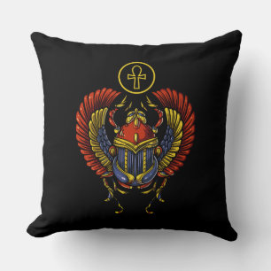 Almofada Scarab Ankh Egípcio Olho De Horus Símbolo Antigo