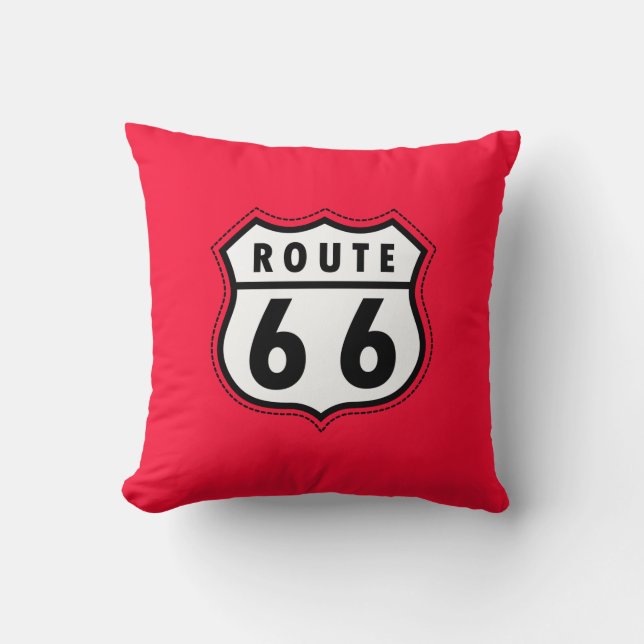 Almofada Scarlet Red Route 66 (Frente)