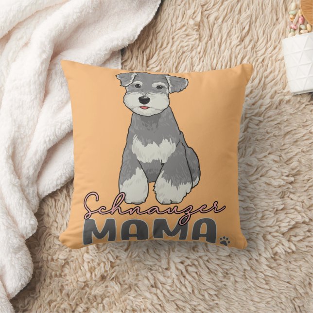 Almofada Schnauzer Mama (Cobertor)
