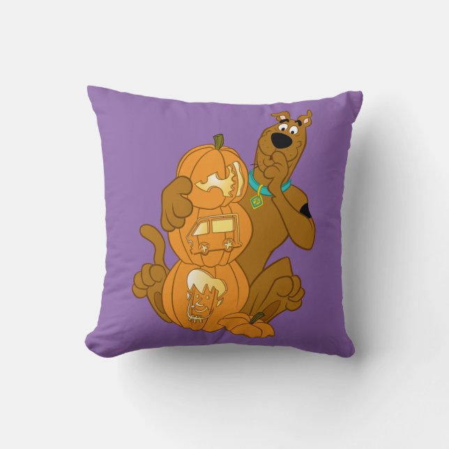 Almofada Scooby-Doo| Halloween Jack-O-Lanterna (Frente)