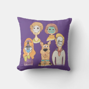 Almofada Scooby-Doo Nossos Máscaras De Halloween