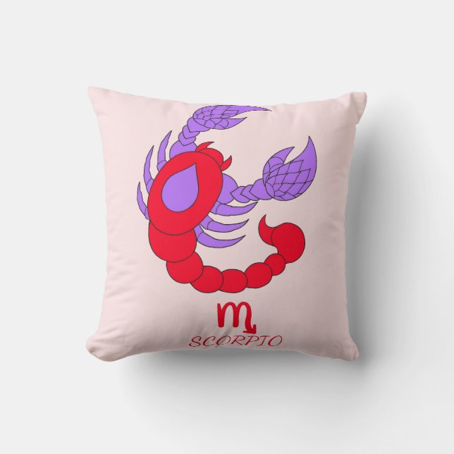 Almofada Scorpio Reversible Travesseiro decorativo (Frente)