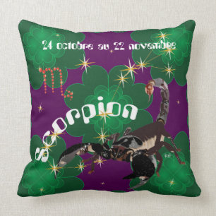 Almofada Scorpion 24 22 Coussins octobre au novembre