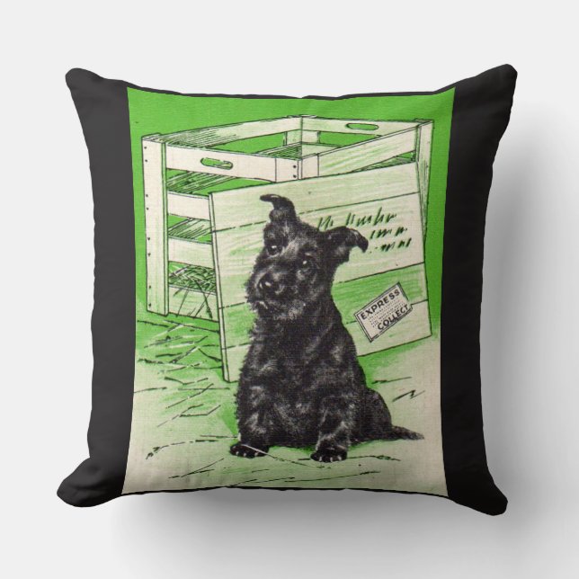 Almofada Scottie dog por entrega especial (Frente)