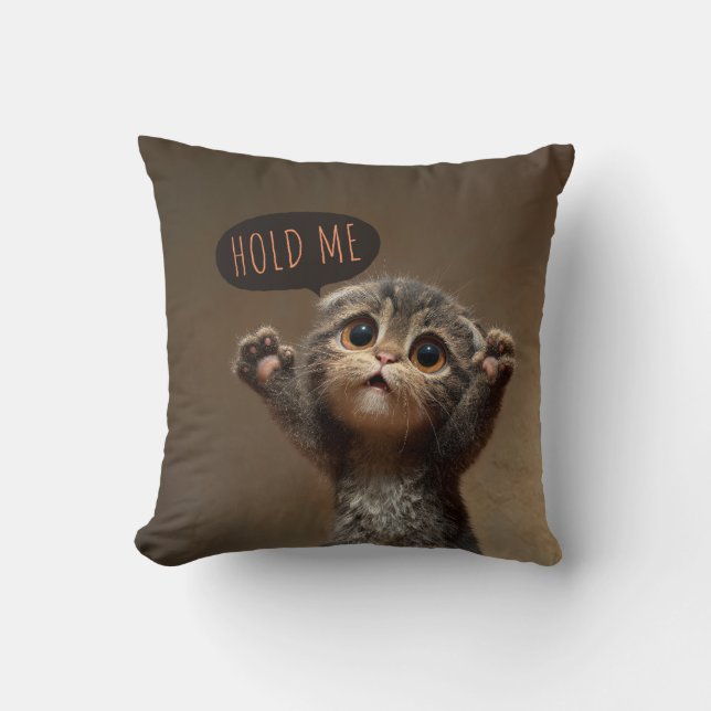 Almofada (Scottish Fold) "Segure-me" Apoio Emocional (Frente)