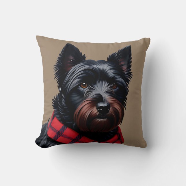 Almofada Scottish Terrier (Frente)