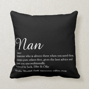 Almofada Script Best Avó, Definição da Avó